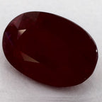 3.32 Carat Oval Natural Red Ruby