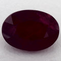 3.44 Carat Oval Natural Red Ruby