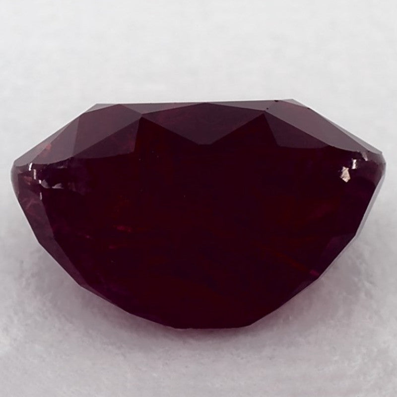3.44 Carat Oval Natural Red Ruby