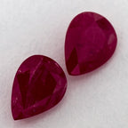 2.35 Carat Pear Natural Red Ruby