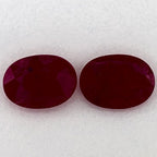 1.87 Carat Oval Natural Red Ruby