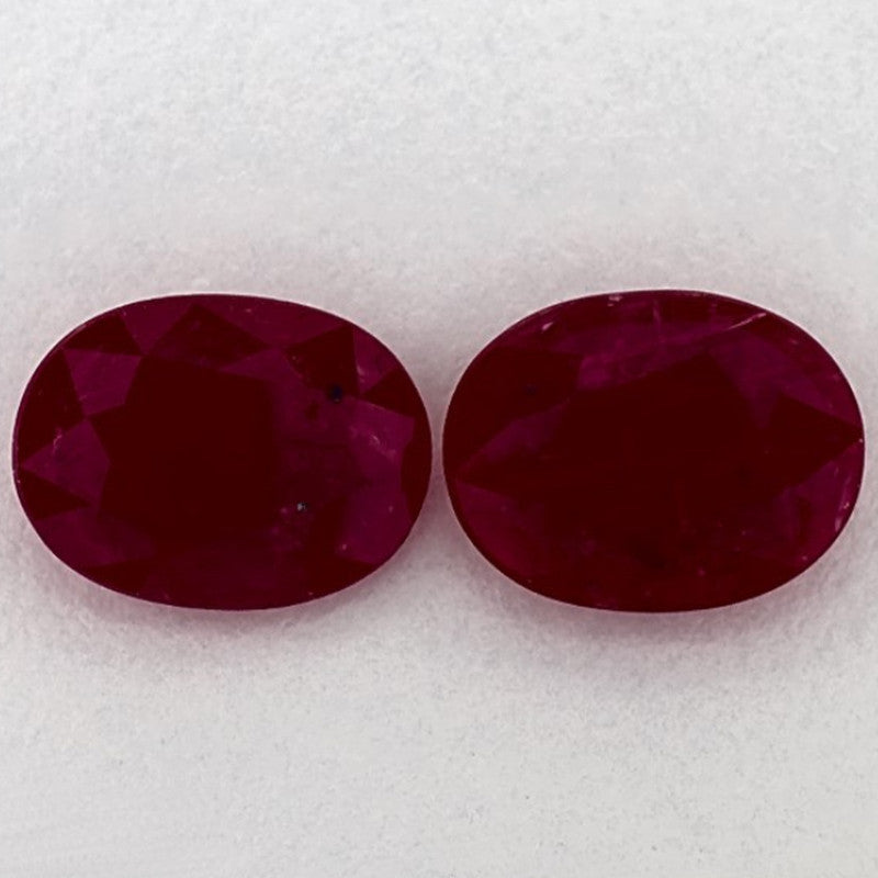 2.56 Carat Oval Natural Red Ruby