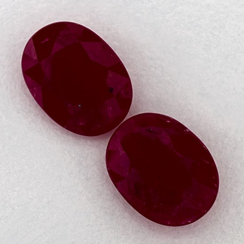 2.56 Carat Oval Natural Red Ruby