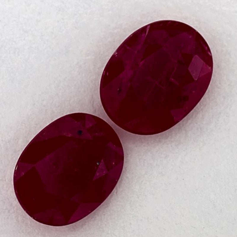 2.56 Carat Oval Natural Red Ruby