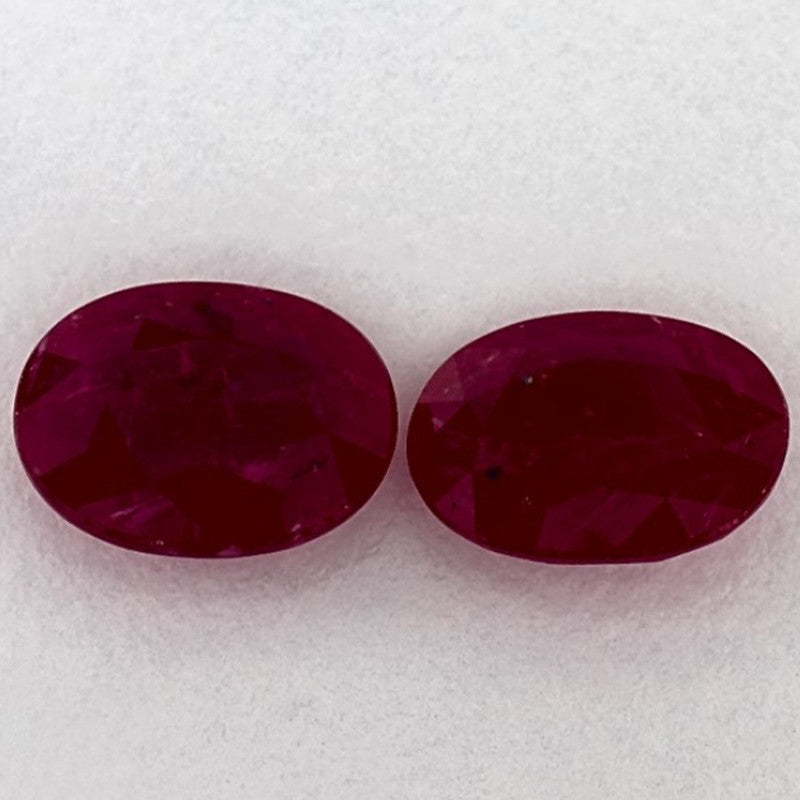 2.56 Carat Oval Natural Red Ruby