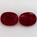 2.67 Carat Oval Natural Red Ruby
