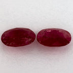 2.67 Carat Oval Natural Red Ruby