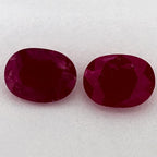 2.73 Carat Oval Natural Red Ruby