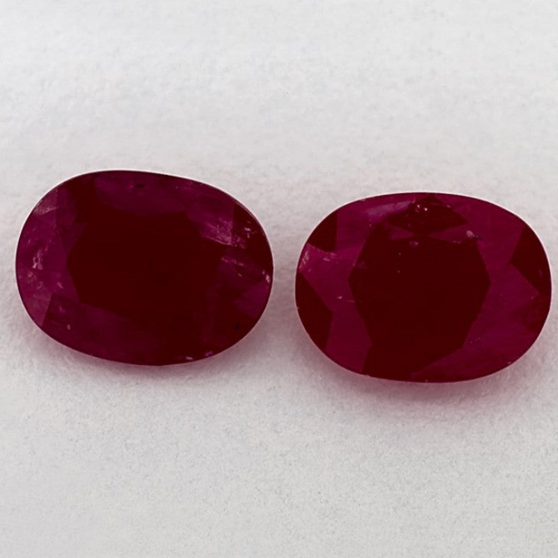 2.73 Carat Oval Natural Red Ruby