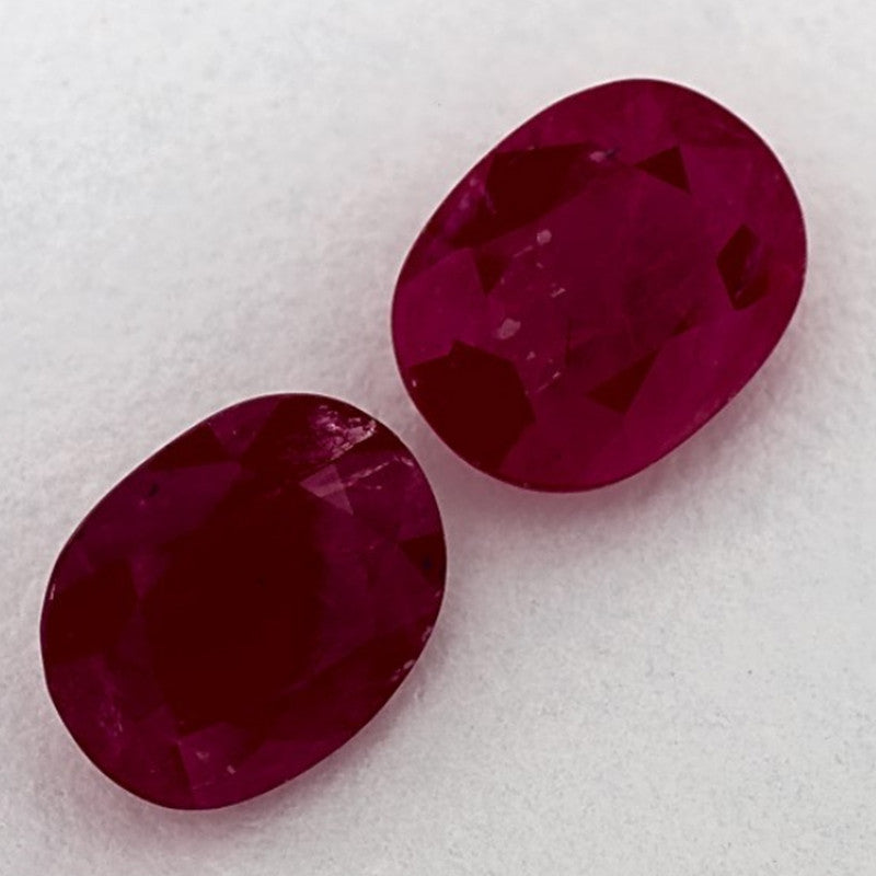 2.73 Carat Oval Natural Red Ruby
