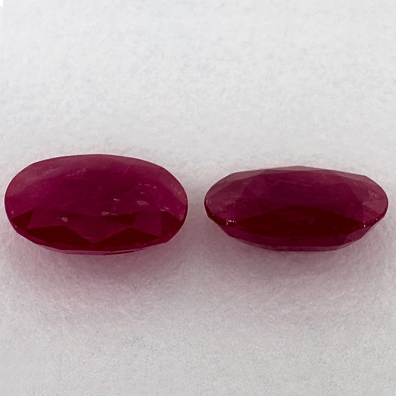 2.73 Carat Oval Natural Red Ruby