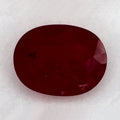 1.57 Carat Oval Natural Red Ruby