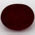 1.54 Carat Oval Natural Red Ruby