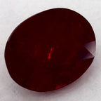 1.54 Carat Oval Natural Red Ruby