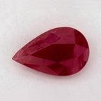 1.98 Carat Pear Natural Red Ruby