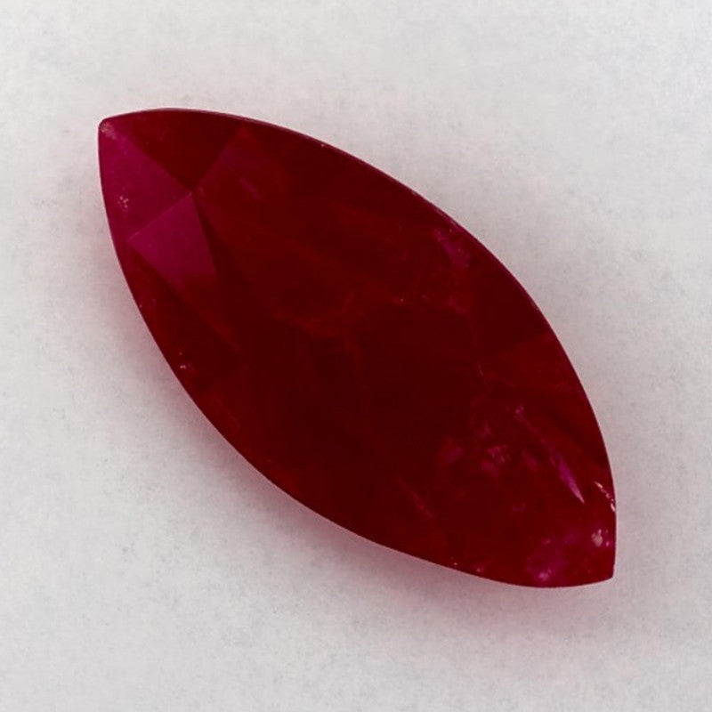 2.39 Carat Marquise Natural Red Ruby
