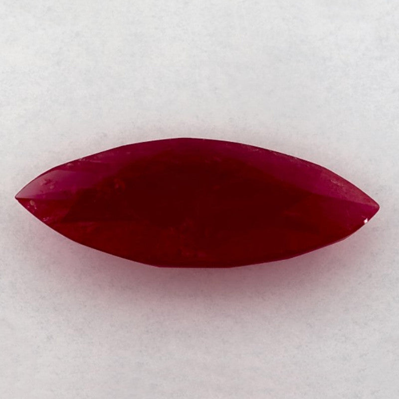 2.39 Carat Marquise Natural Red Ruby