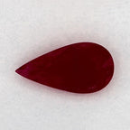 2.44 Carat Pear Natural Red Ruby