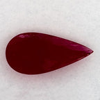 2.44 Carat Pear Natural Red Ruby