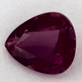 1.00 Carat Pear Natural Red Ruby