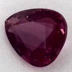 1.00 Carat Pear Natural Red Ruby
