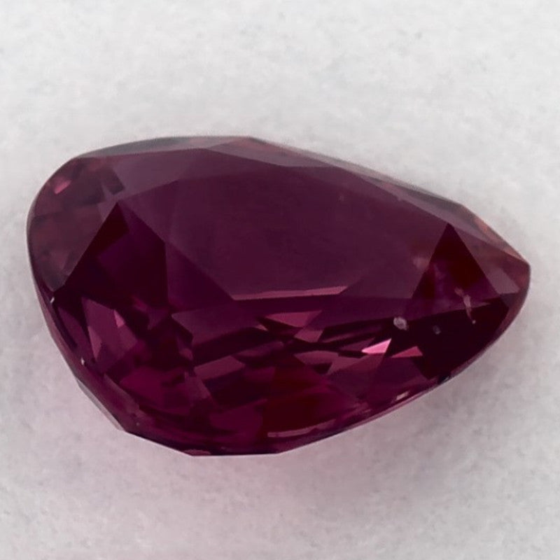 1.00 Carat Pear Natural Red Ruby
