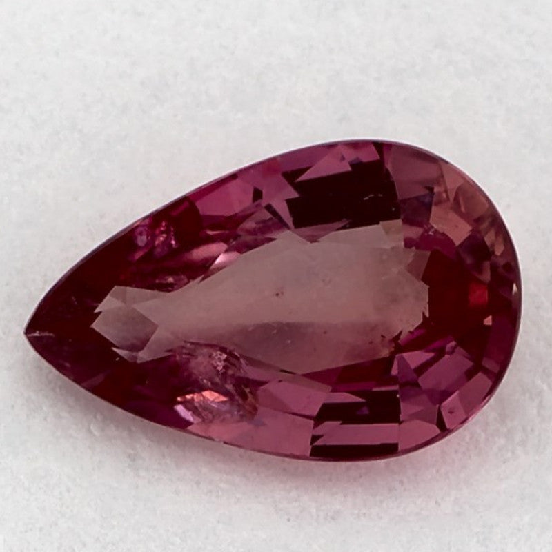 1.12 Carat Pear Natural Red Ruby