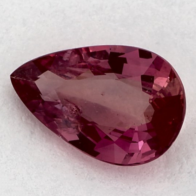 1.12 Carat Pear Natural Red Ruby