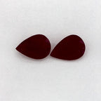 1.79 Total Carat Weight Pear Natural Red Ruby