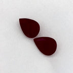 1.79 Total Carat Weight Pear Natural Red Ruby