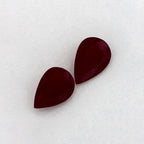 1.79 Total Carat Weight Pear Natural Red Ruby