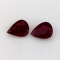 2.13 Total Carat Weight Pear Natural Red Ruby