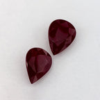 2.13 Total Carat Weight Pear Natural Red Ruby