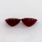 2.47 Total Carat Weight Pear Natural Red Ruby