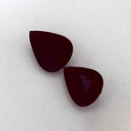 3.23 Total Carat Weight Pear Natural Red Ruby