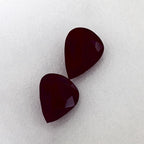 3.23 Total Carat Weight Pear Natural Red Ruby