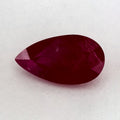 3.03 Carat Pear Natural Red Ruby