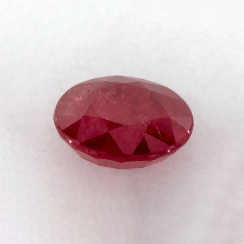 0.93 Carat Round Natural Red Ruby
