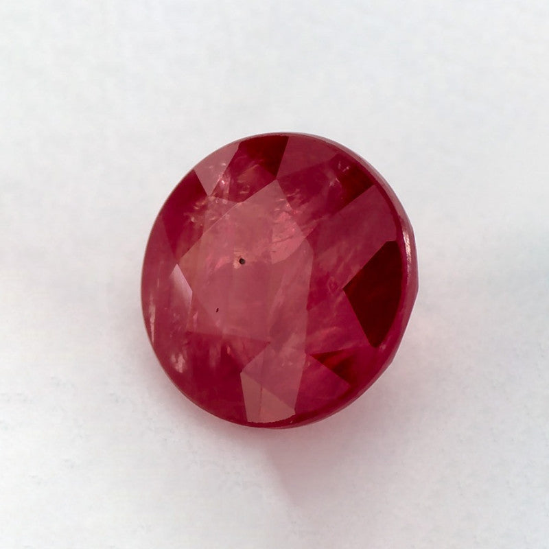 1.03 Carat Round Natural Red Ruby