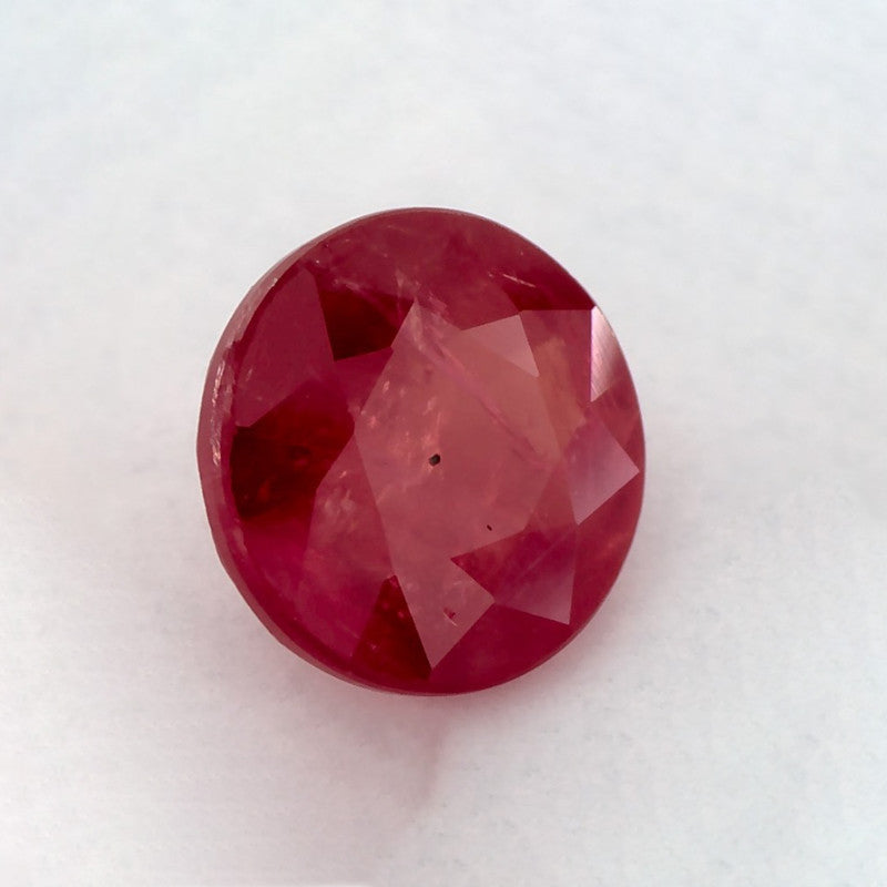 1.03 Carat Round Natural Red Ruby
