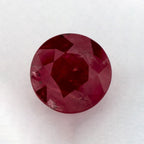 1.39 Carat Round Natural Red Ruby