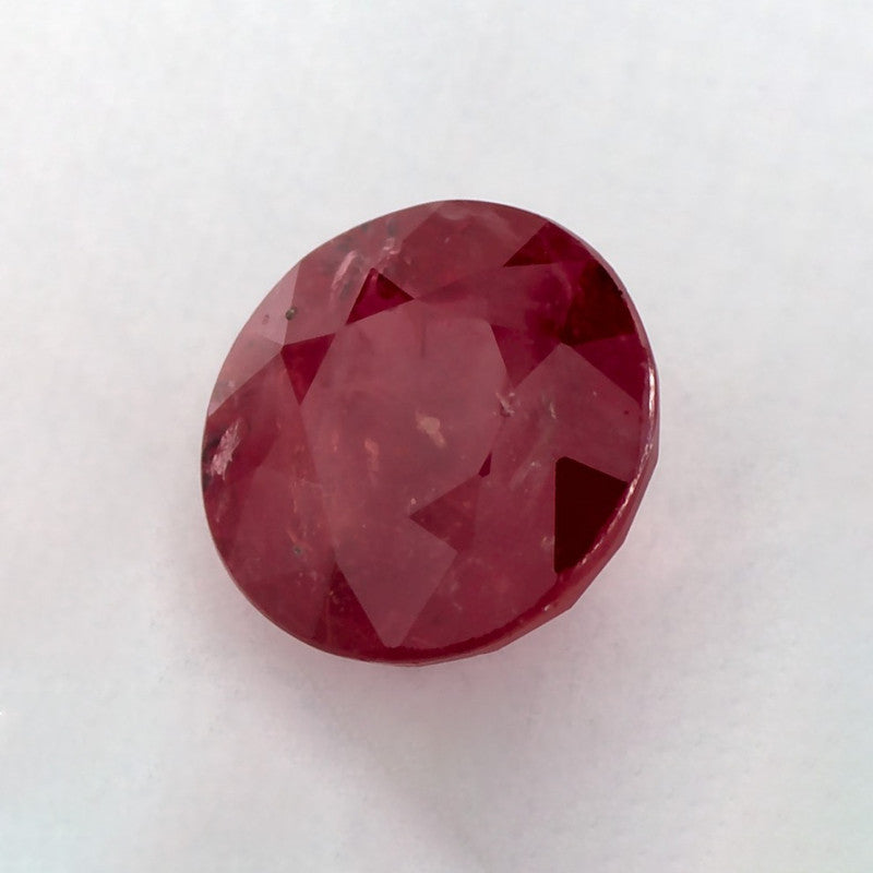 1.39 Carat Round Natural Red Ruby