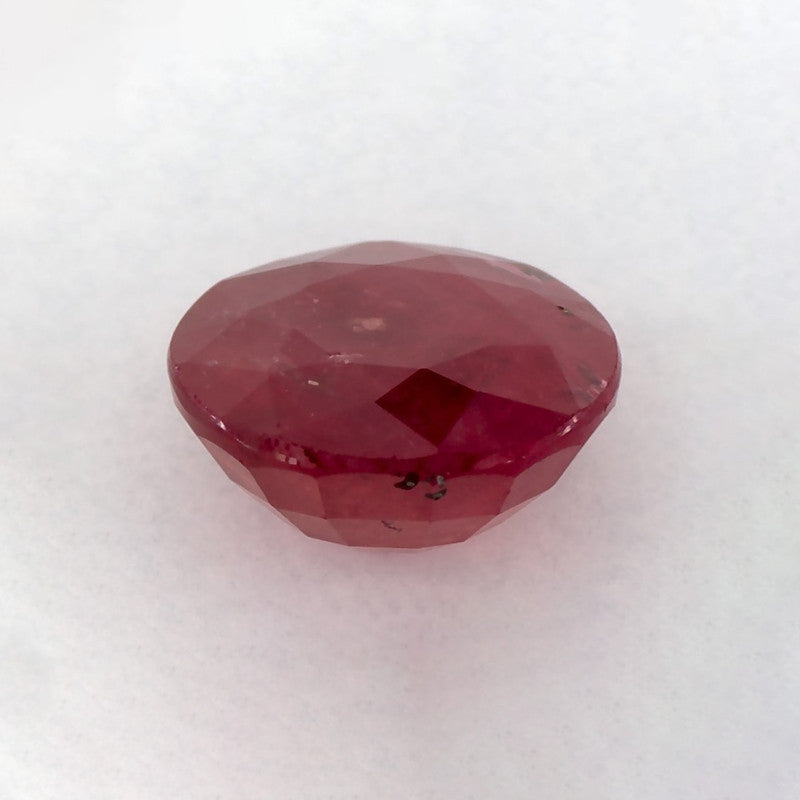 1.39 Carat Round Natural Red Ruby
