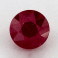 1.82 Carat Round Natural Red Ruby