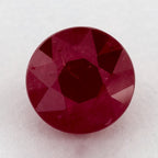 1.82 Carat Round Natural Red Ruby