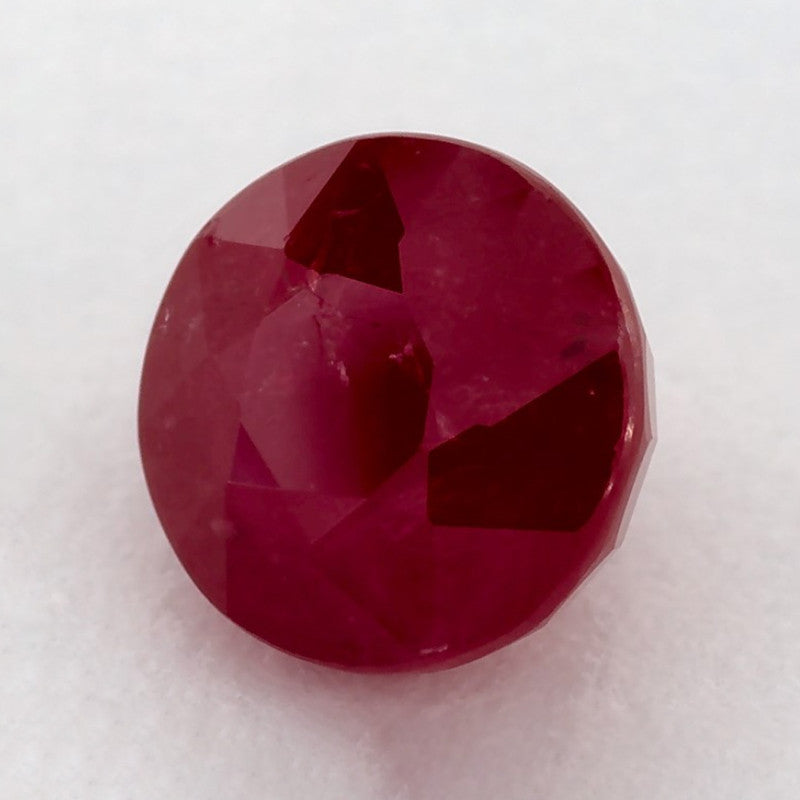 1.82 Carat Round Natural Red Ruby