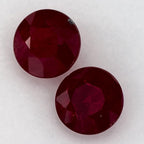 1.89 Carat Round Natural Red Ruby