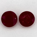 1.92 Carat Round Natural Red Ruby
