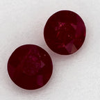 1.92 Carat Round Natural Red Ruby