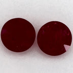 1.95 Carat Round Natural Red Ruby